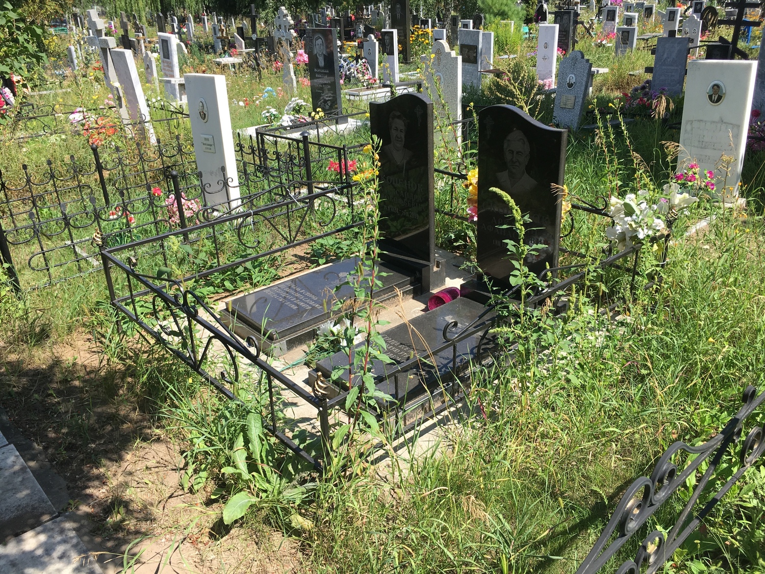 Уборка могилы 